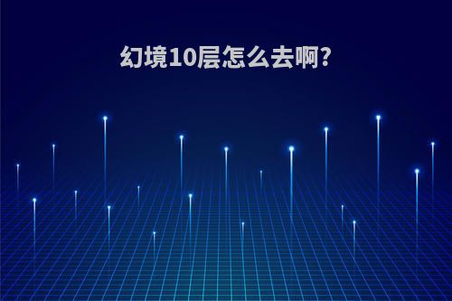幻境10层怎么去啊?